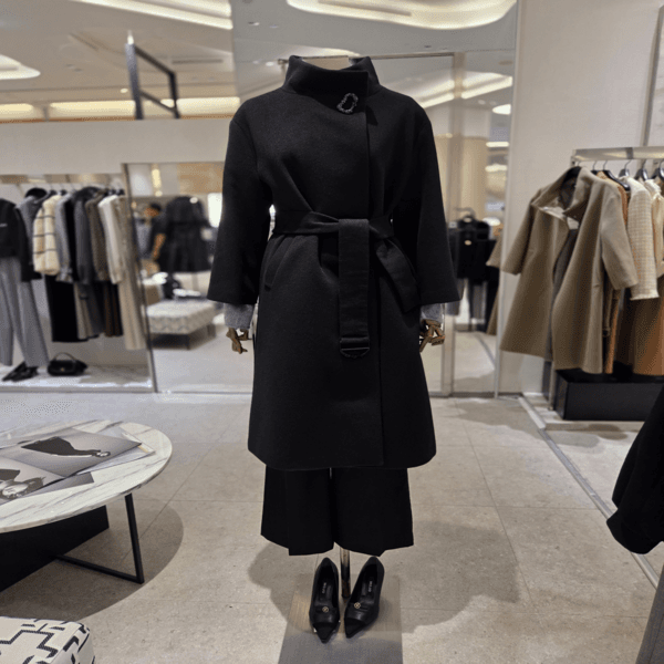 MOJO.S.PINE ハイネック ウール混 コート J254XSG030