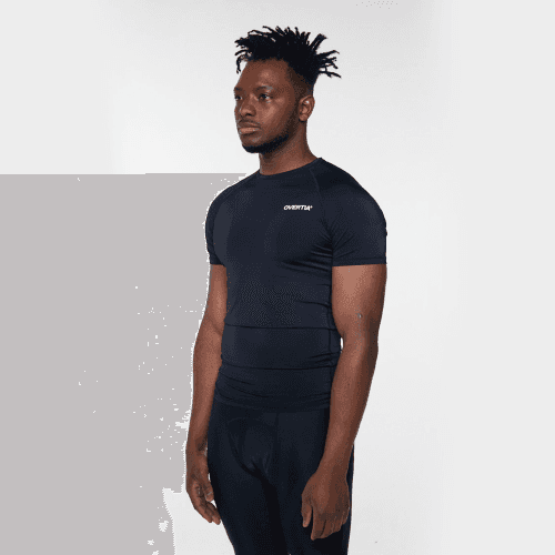 [오버셔] スポーツ メンズ 半袖 トップス タイツ 0001