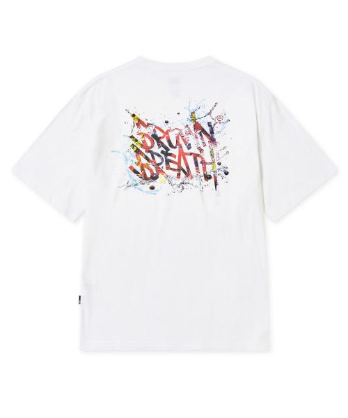 [브라운브레스] SPLASH TAG V2 TEE - WHITE BKMMST002WT