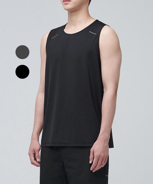 [무신사 스탠다드 스포츠] 드라이액트 퓨즈 플래시 슬리브리스 (2color) MMATE0Z05-BK