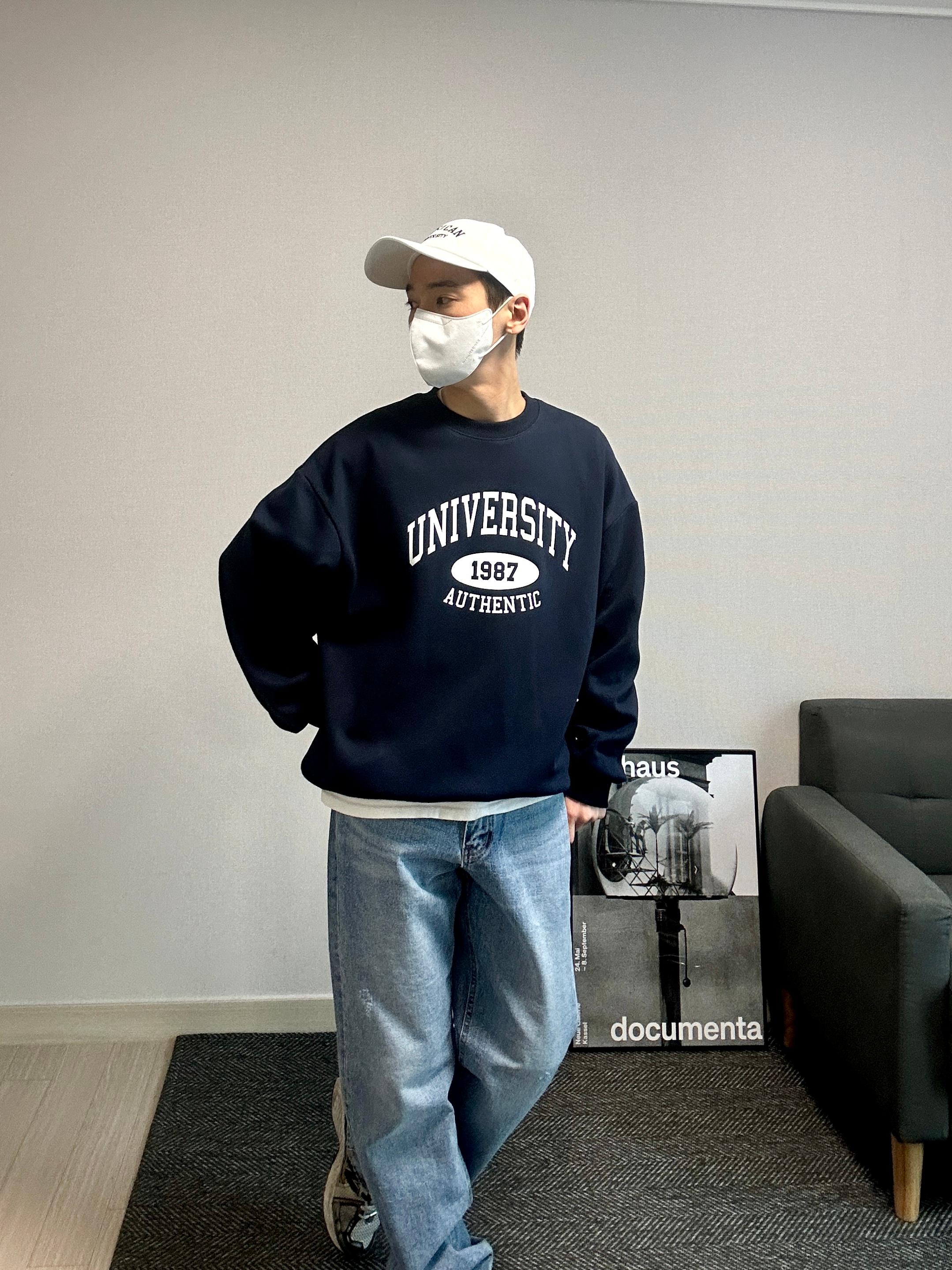 ユニセックス トレーナー レタリング トレーナー 春トップス メンズ Tシャツ オーバーフィット