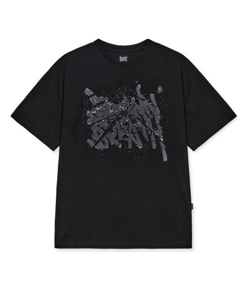 [브라운브레스] BROKEN TAG TEE - BLACK BKMMST036BK