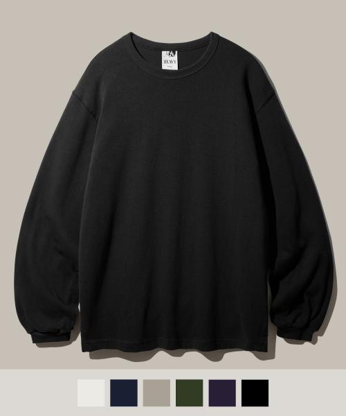 [페플] MTOR ヘビー ツープライ ボリューム 長袖Tシャツ ブラック SJLT1508 5006124185