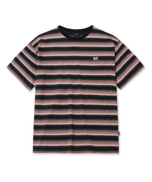 [브라운브레스] STRIPE TAG TEE - DARK GREEN BKMMST010DN