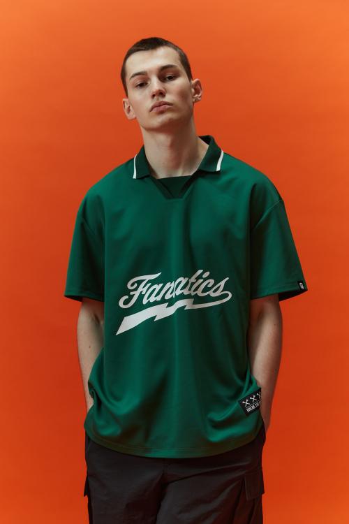 [제이미웨스트] ファナティック フットボール ポロシャツ (グリーン) JUB-PS346GN1