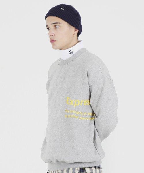 [피피피] EXPRESS SYMBOL SWEAT SHIRTS (GREY) 400869004