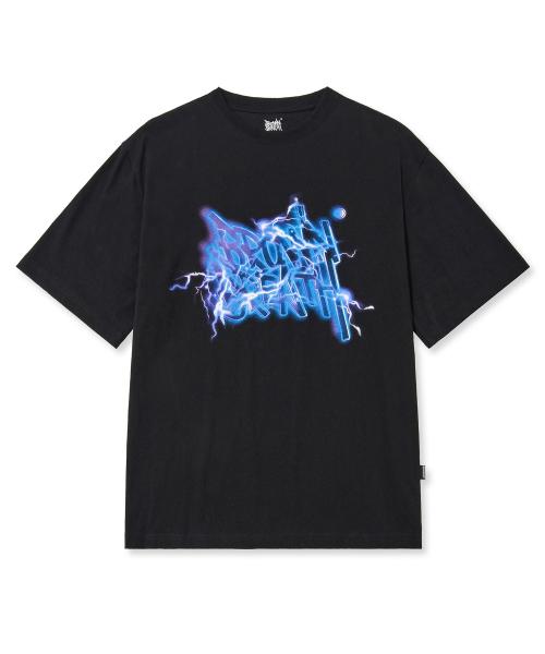 [브라운브레스] ELECTRIC TAG TEE - BLACK BKMMST003BK