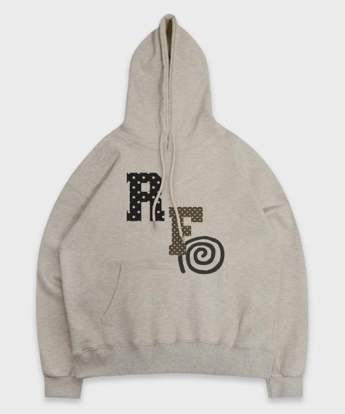 [칙스] (기모 VER 추가) 알에프 오버핏 후드티 오트밀 5016024626