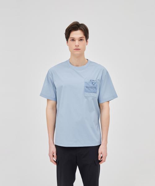 [듀베티카] Grizzi Top P (ダークグレー) (メンズトップス) V-24S-VURS10643-GRD