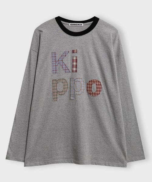 [칙스] Key Fo Patch オーバーフィット長袖Tシャツ メランジ 5016012022