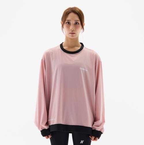 [오버셔] スポーツ エアー ウォームアップ トップス スウェット (インディゴピンク) ASDF
