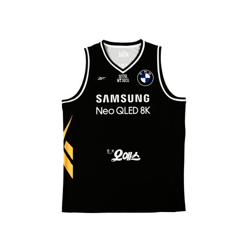 [삼성썬더스] 2024-25 プレミアム ブラック ユニフォーム トップス (マーキング不可) 5015795039