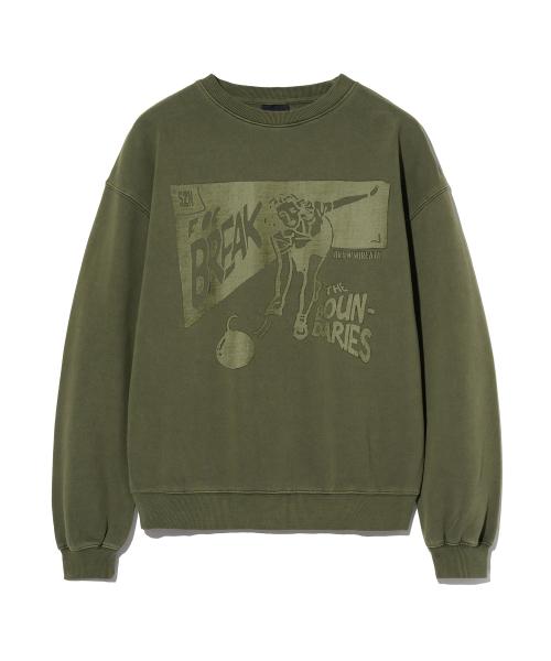 [브라운브레스] BREAK CREWNECK - KHAKI BJFMMT004KH
