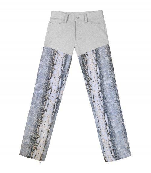 [바이브레이트] PYTHON COTTON DENIM PANTS SANHA06 ボトムス