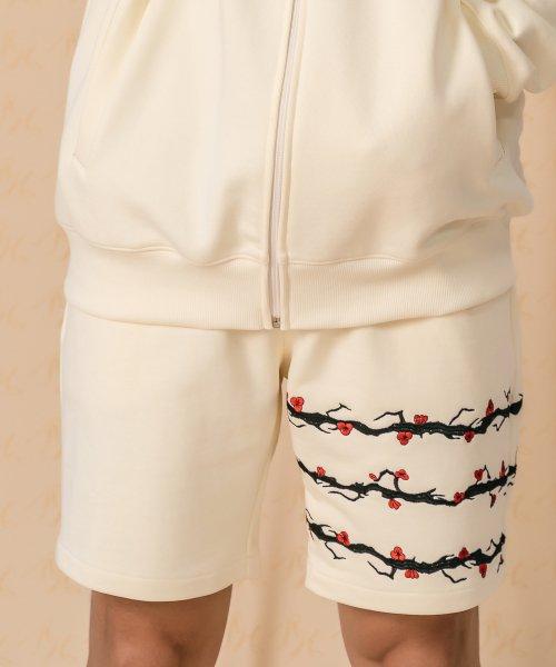 [Ashih] ASH21-02P/BEI 梅3本ライン トレーニングセットアップ ボトムス BEIGE ASH21-02P/BEI