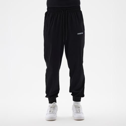 [オーバーシャー] スポーツ エア ウォームアップ 9分丈ボトムス ブラック (リブ) ㅁㅈㄷㄹ