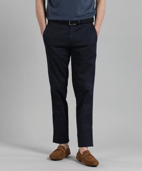 [빠니깔레] ネイビー レギュラーフィット ダイイング コットンパンツ F-GCPT12