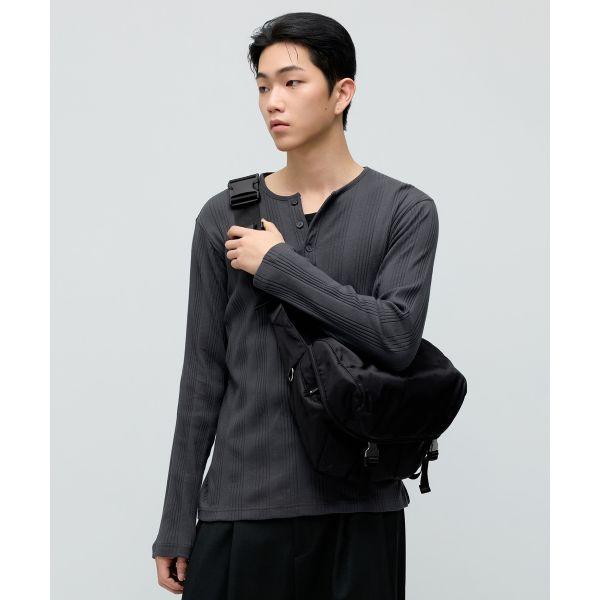 무신사스탠다드 ナイロン スリング クロスバッグ ブラック 1681635