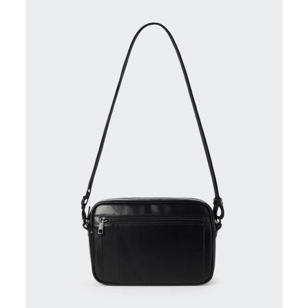 무신사스탠다드 コーテッドキャンバス ミニ クロスバッグ ブラック 1681613