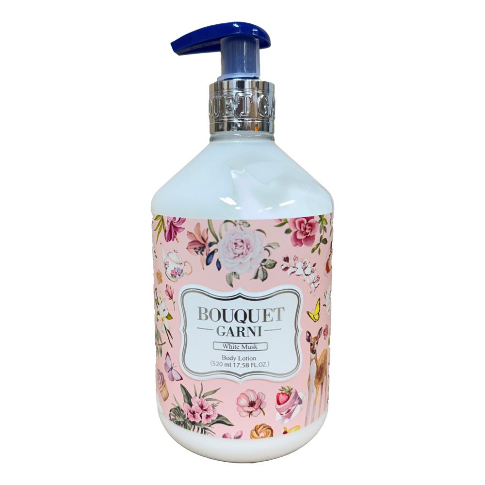 BOUQUET GARNI PERFUME BODY LOTION ホワイトムスクの香り, 520ml, 2個