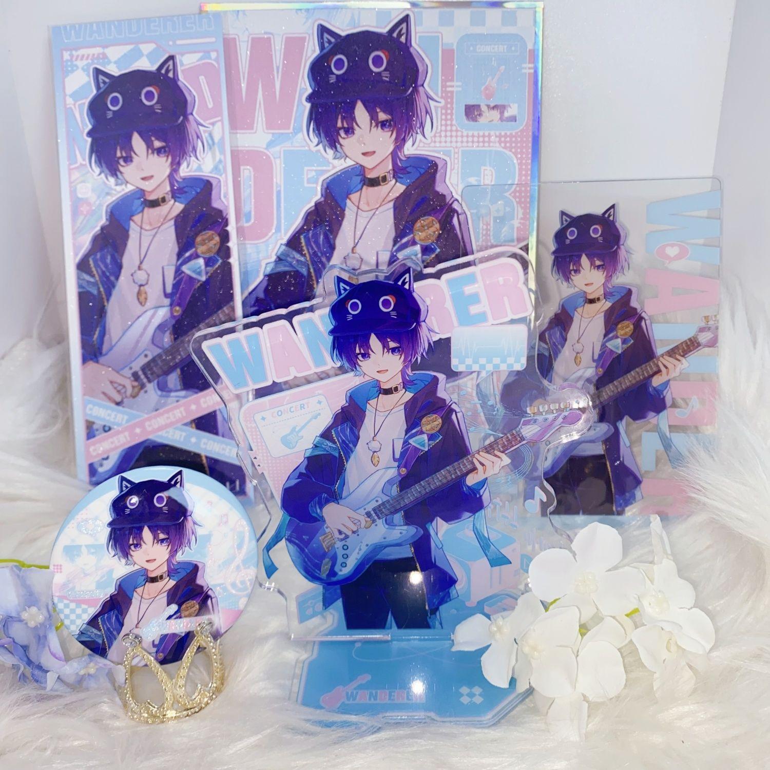 原神 グッズ Furina (フリーナ) wanderer (放浪者) Scaramouche (スカラマシュ) キャラクターアクリルスタンドセット