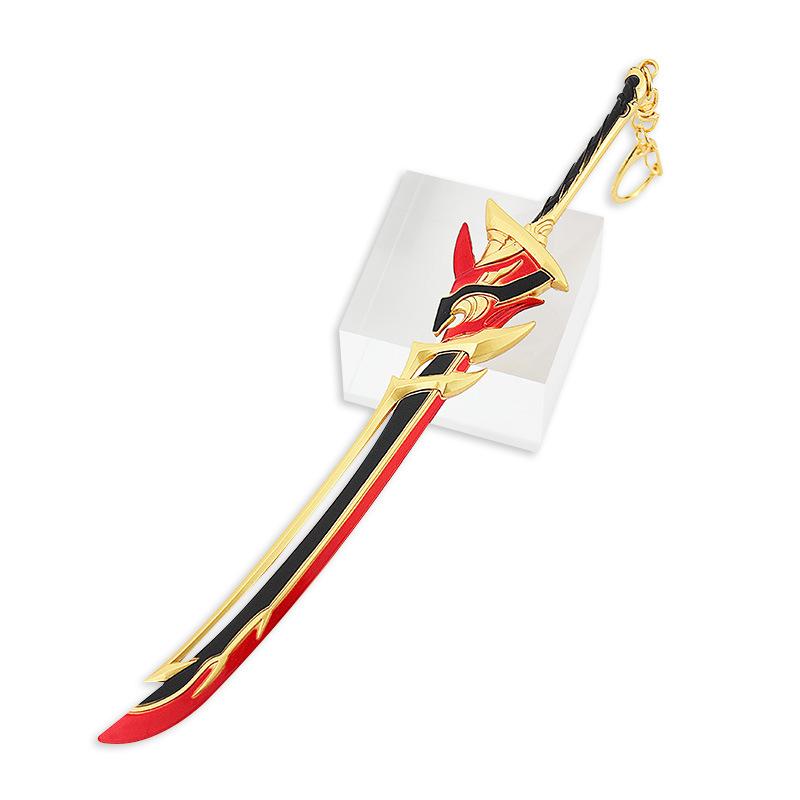 原神 グッズ ゲームキャラクター 쇄석の赤い角 (Redhorn Stonethresher) 剣 フィギュア