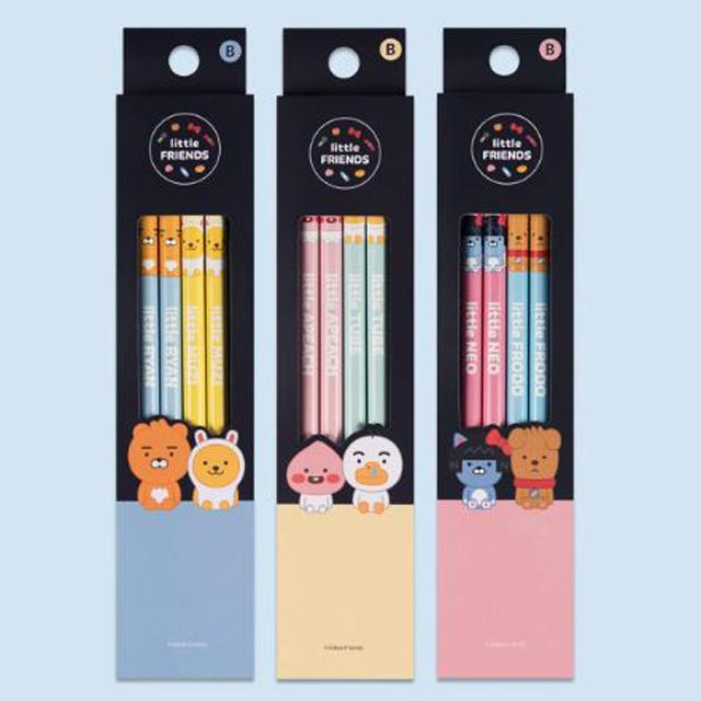 ICON'S カカオフレンズ リトルフレンズ 4本鉛筆セット
