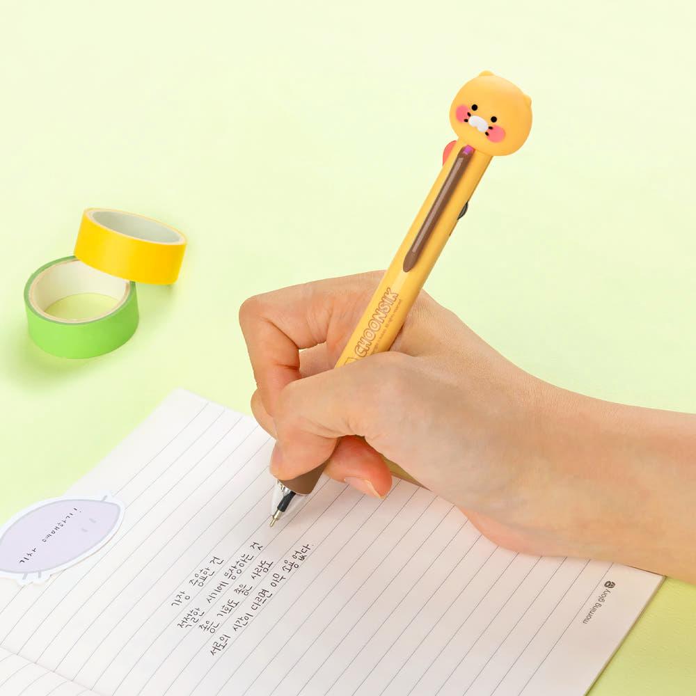 カカオフレンズ 文房具 チュンシク フィギュア マルチ 4色ボールペン スタンダード
