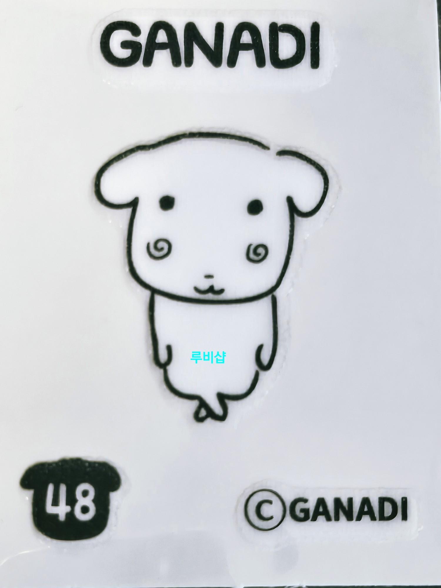 カナディ 띠부씰 48 ステッカーシール