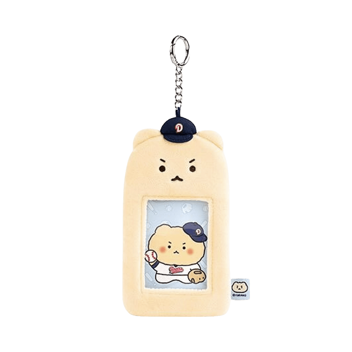 斗山ベアーズ x マンクッロジンゴム フォトカードホルダー キーリング