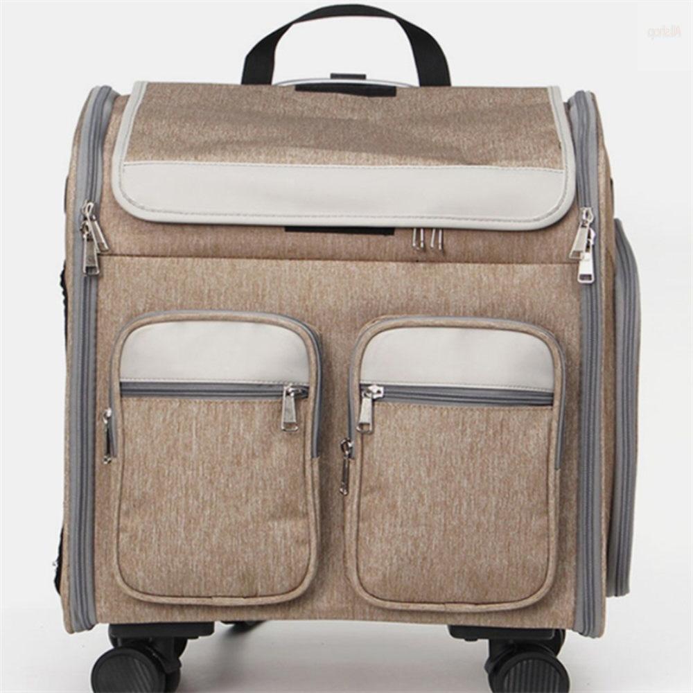 ITEMHOTDEAL2 犬用バックパック 犬用キャリー 携帯キャリー ペットバックパック キャリー 移動バッグ ブラウン