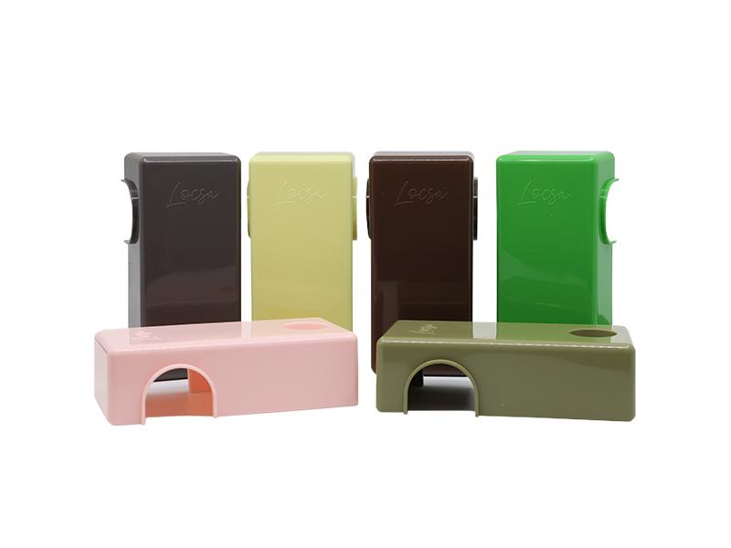 LOCSA 락사 トンネル型シェルター 中 - 隠れ家 休憩所 積み重ね可能ケージ トカゲハウス 爬虫類飼育ケース カタツムリ クレステッドゲッコー ガゴイルゲッコー リッキーエナゲッコー