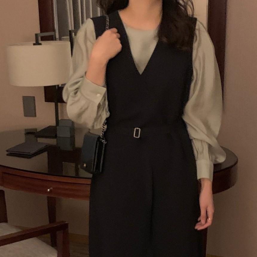 LENOVO リバーシブル レイヤード ロング ワンピース (再入荷)