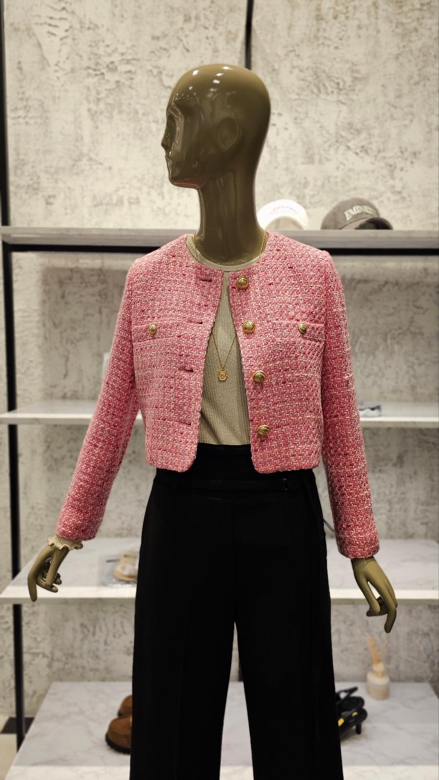 SISLEY タンジェリン ローン ツイードジャケット SAJKA4411