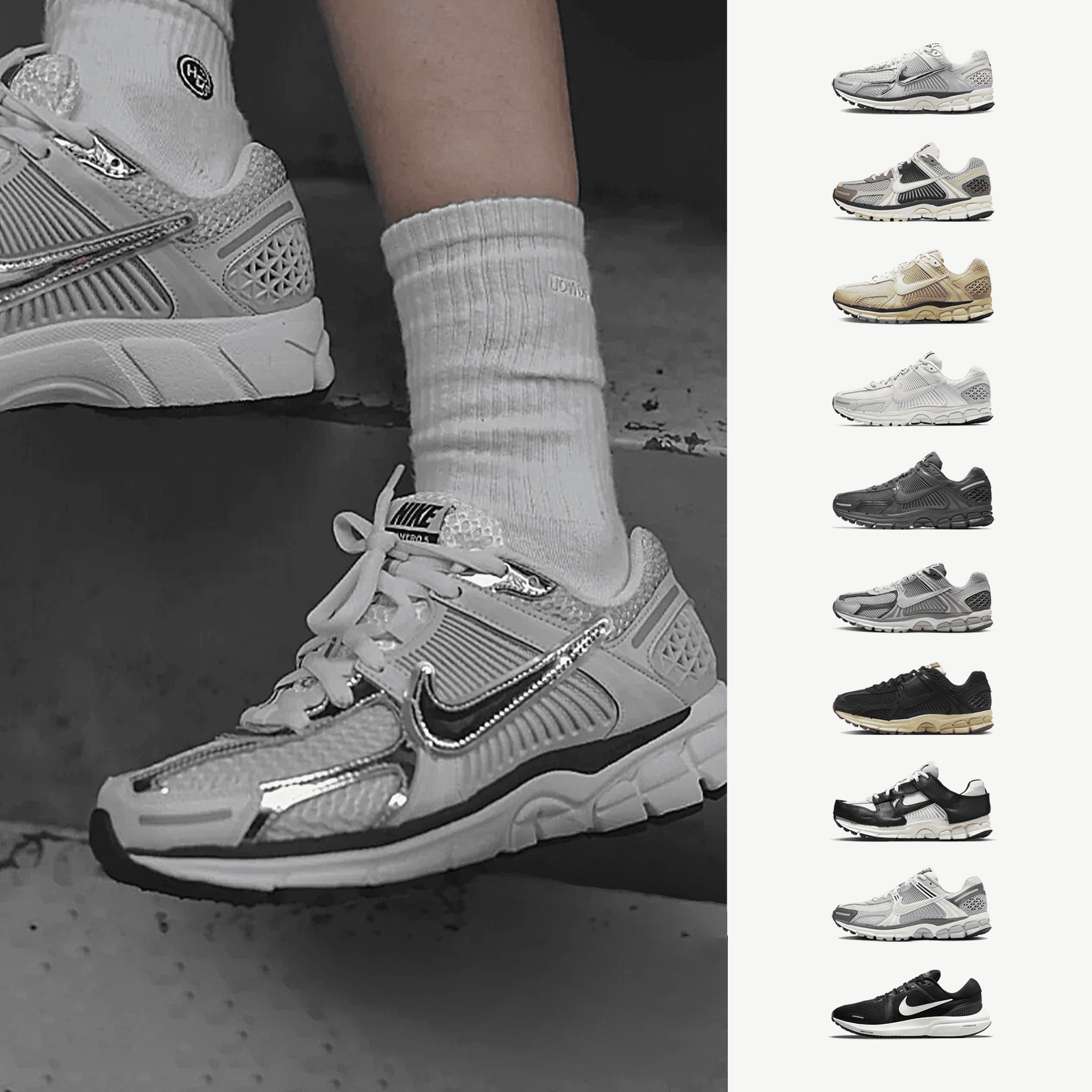 国内正規店販売品 当日発送 NIKE ZOOM VOMERO 5 コブルストーン フォトンダスト ピンク ブラック シルバー グレー