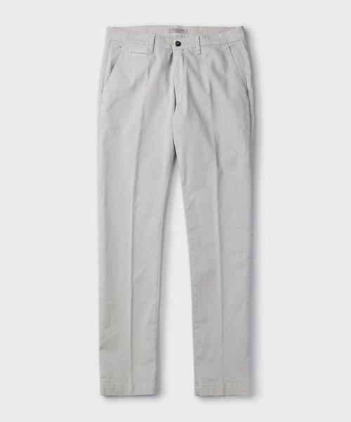 [PANICALE] スリムフィット テクスチャー コットンパンツ 2COLOR F-ACPT04