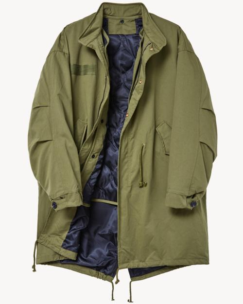 [V2] フィッシュテール ダウンパーカー (KHAKI) 5010013943