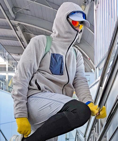 [FINDCHILLING] R18 プルオーバー バラクラバ ランニング フーディージップ 3color 5017859312