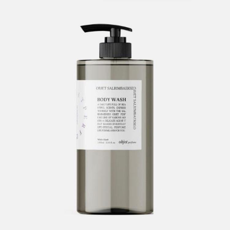サルリムベクソ オブジェ パフューム ボディウォッシュ ホワイトムスクの香り, 1L, 2個