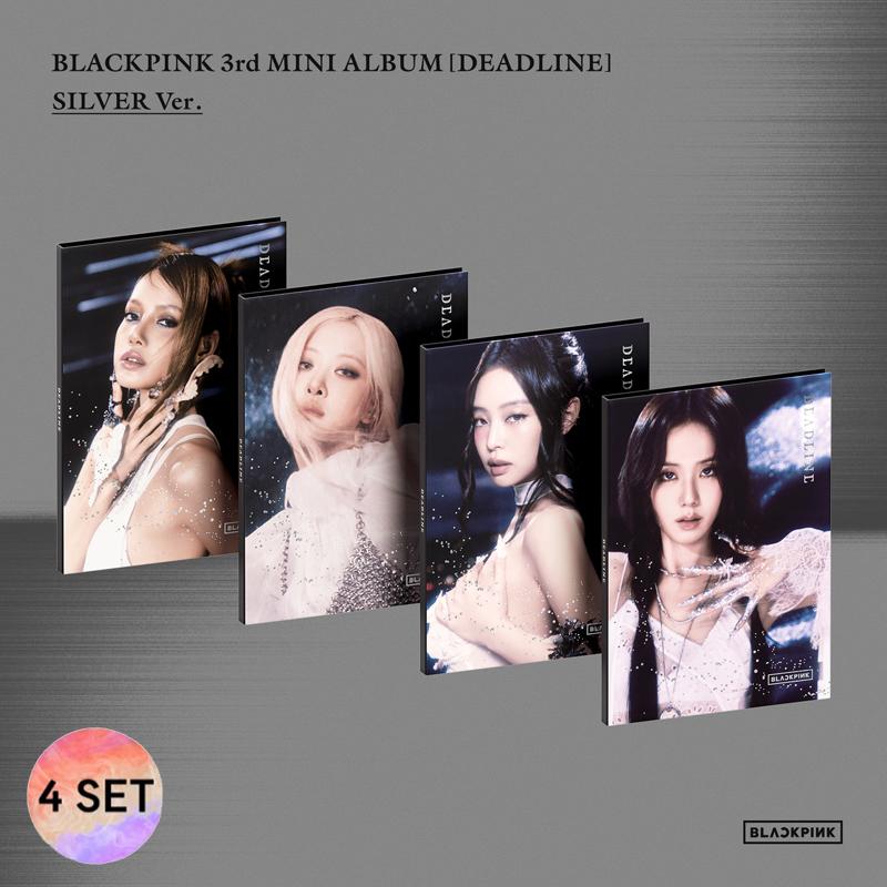 [4種 SET] BLACKPINK アルバム - ミニ 3集 DEADLINE [SILVER VER]