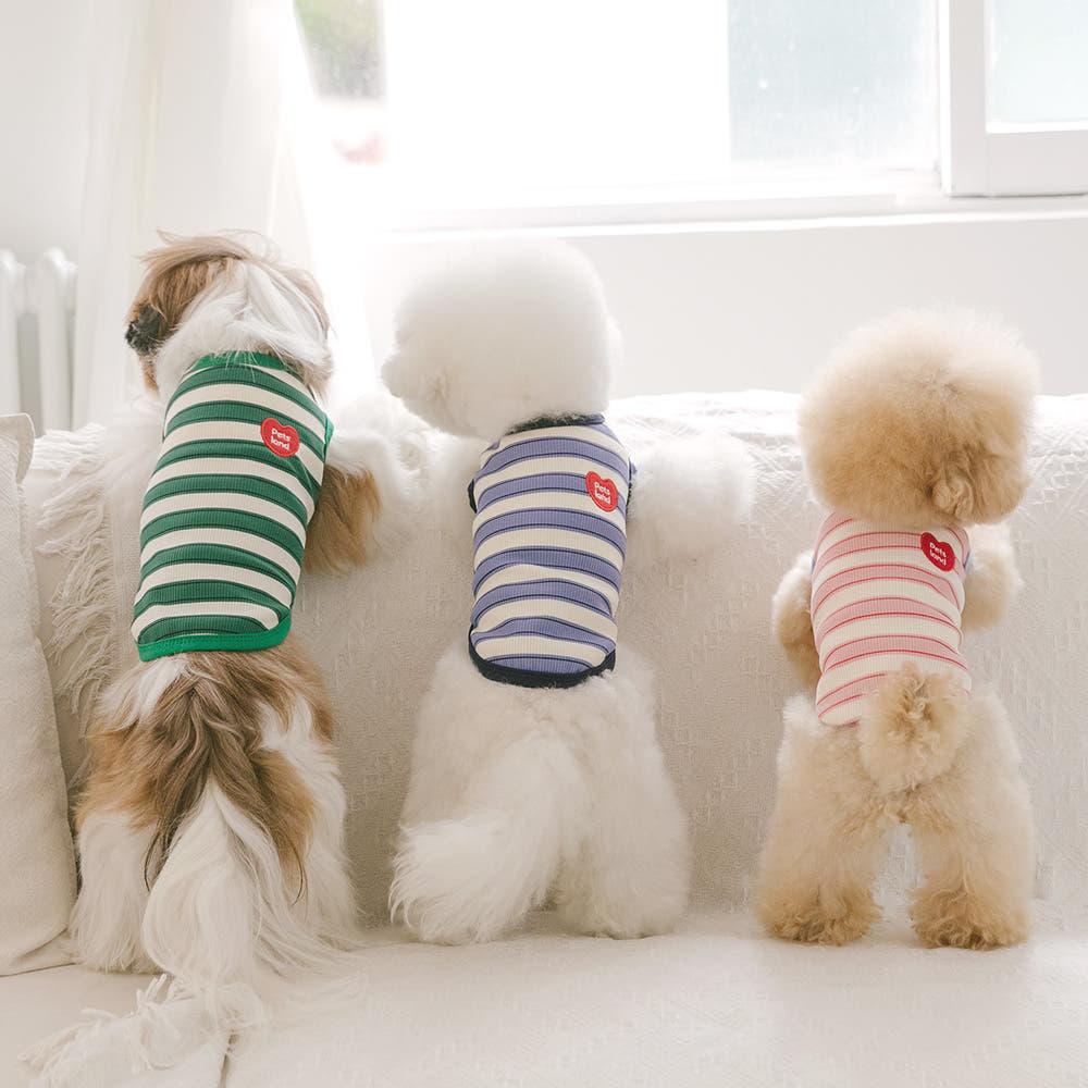 犬服 室内着 Tシャツ 小型犬 中型犬 ペット用品 デイリーハートラインズ