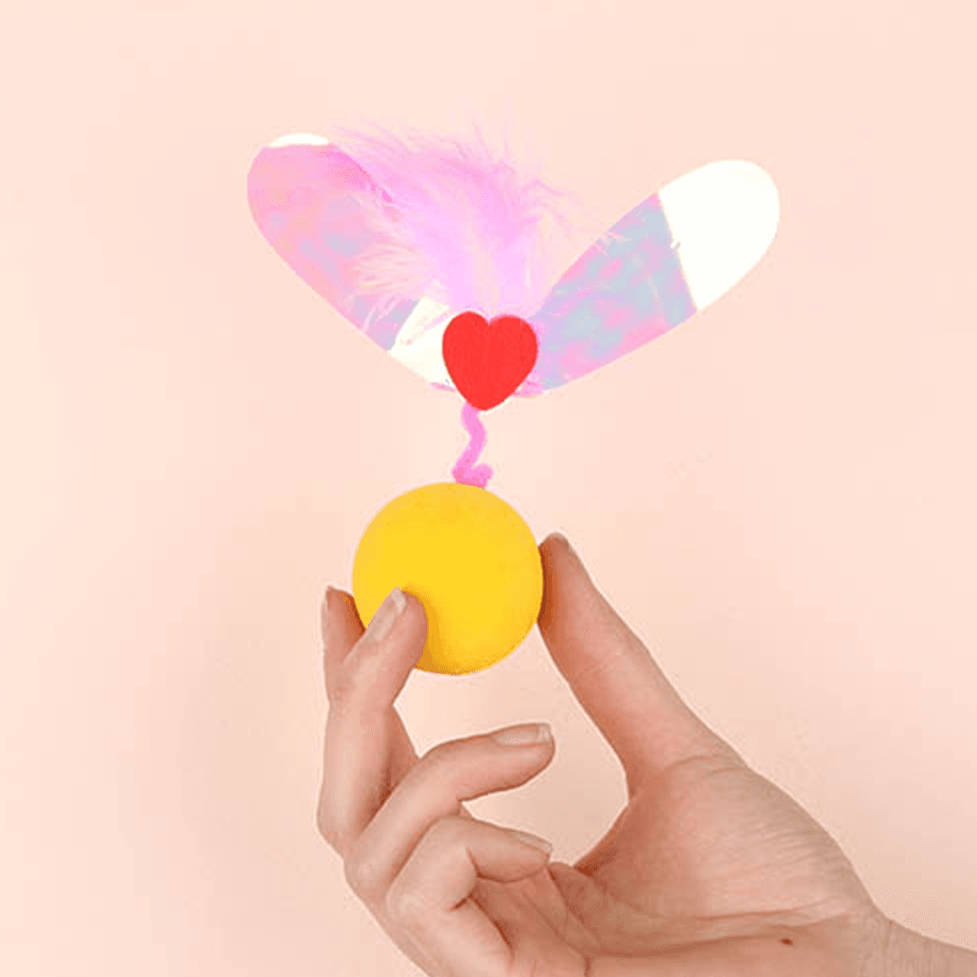 ペッツルート カシャカシャ くちゃくちゃおもちゃ ハート