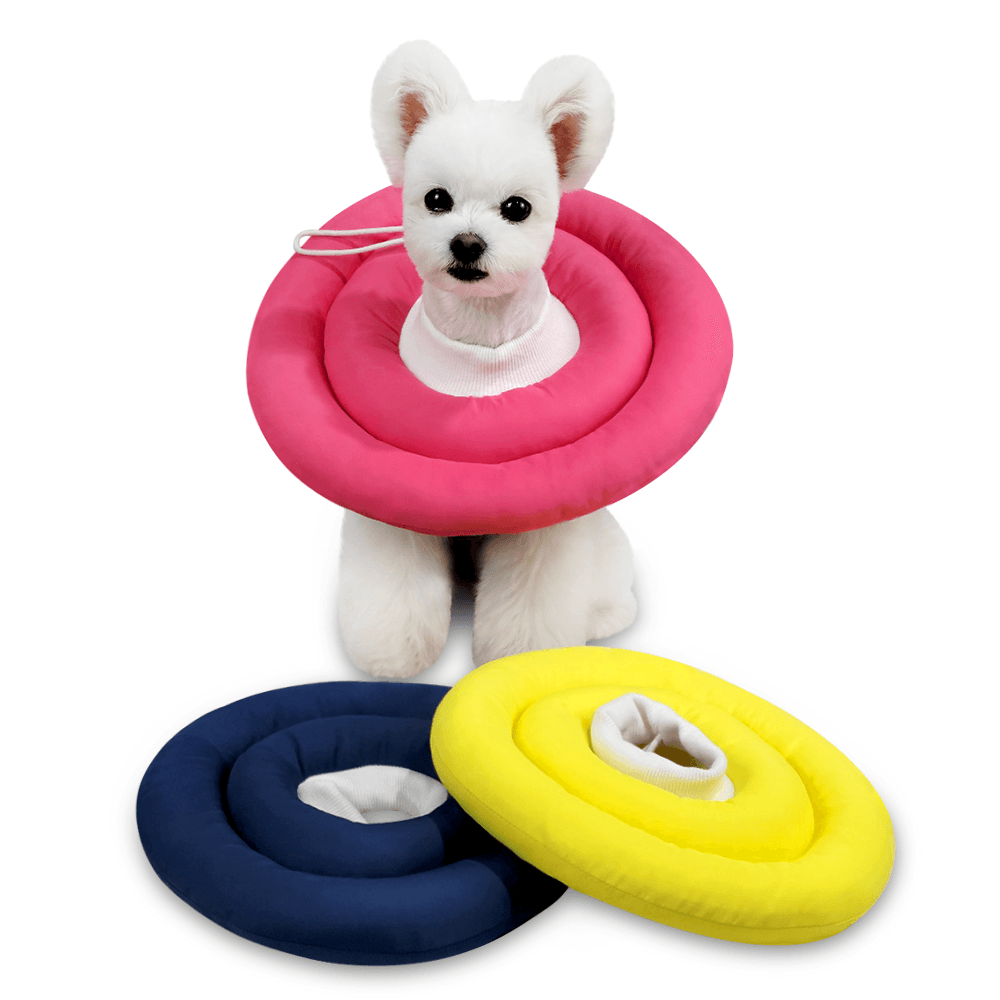 リッチドッグス 犬用ネックカラー 猫 ペット用ネックカラー 円形防水