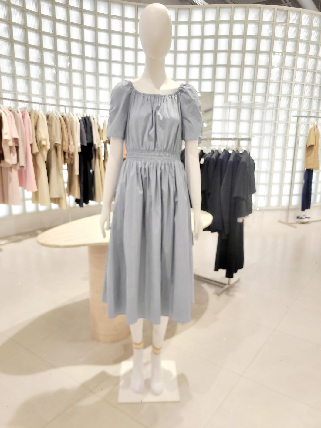 ZOOC ジューク パフスリーブ ウエストバンディング ワンピース V253PSE903