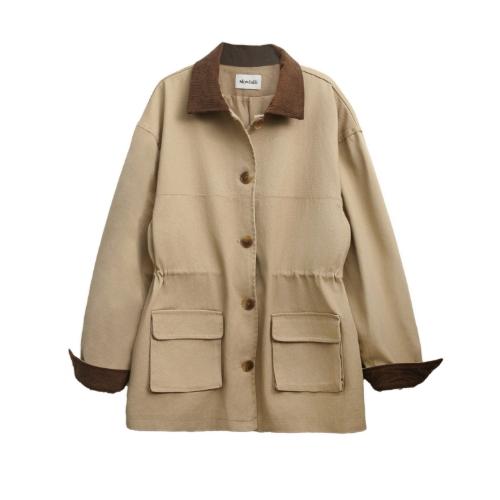 SLOWROLLY COTTON HALF WORK JACKET