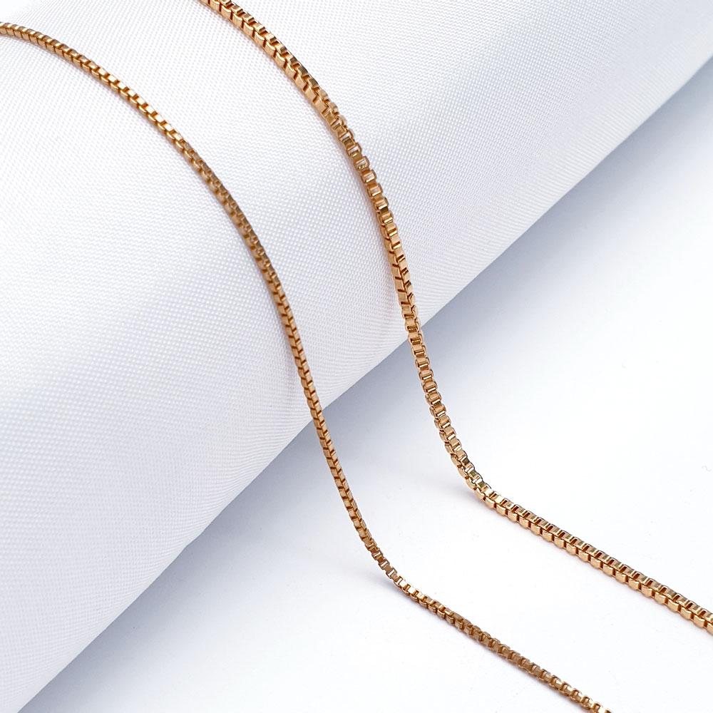 ネックレス ブレスレット ハンドメイド材料 ボックスチェーン デイリーファッション アクセサリーパーツ 1m