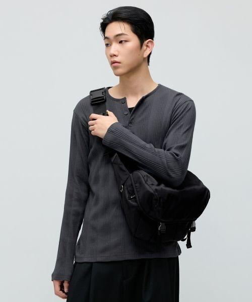 musinsastandard ナイロン スリング クロスバッグ ブラック