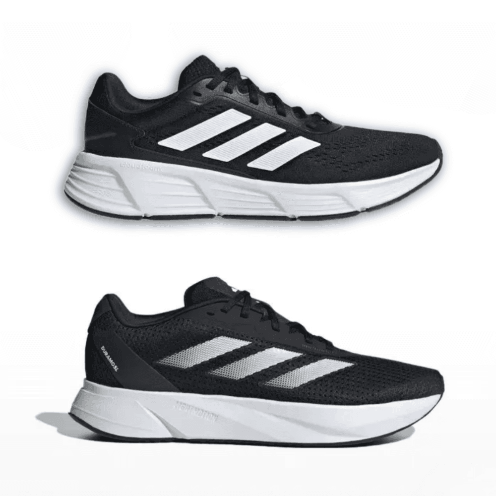 [国内店舗版] アディダス メンズ スニーカー 黒 ブラック デュラモ ID2704 ID9849 JQ7499