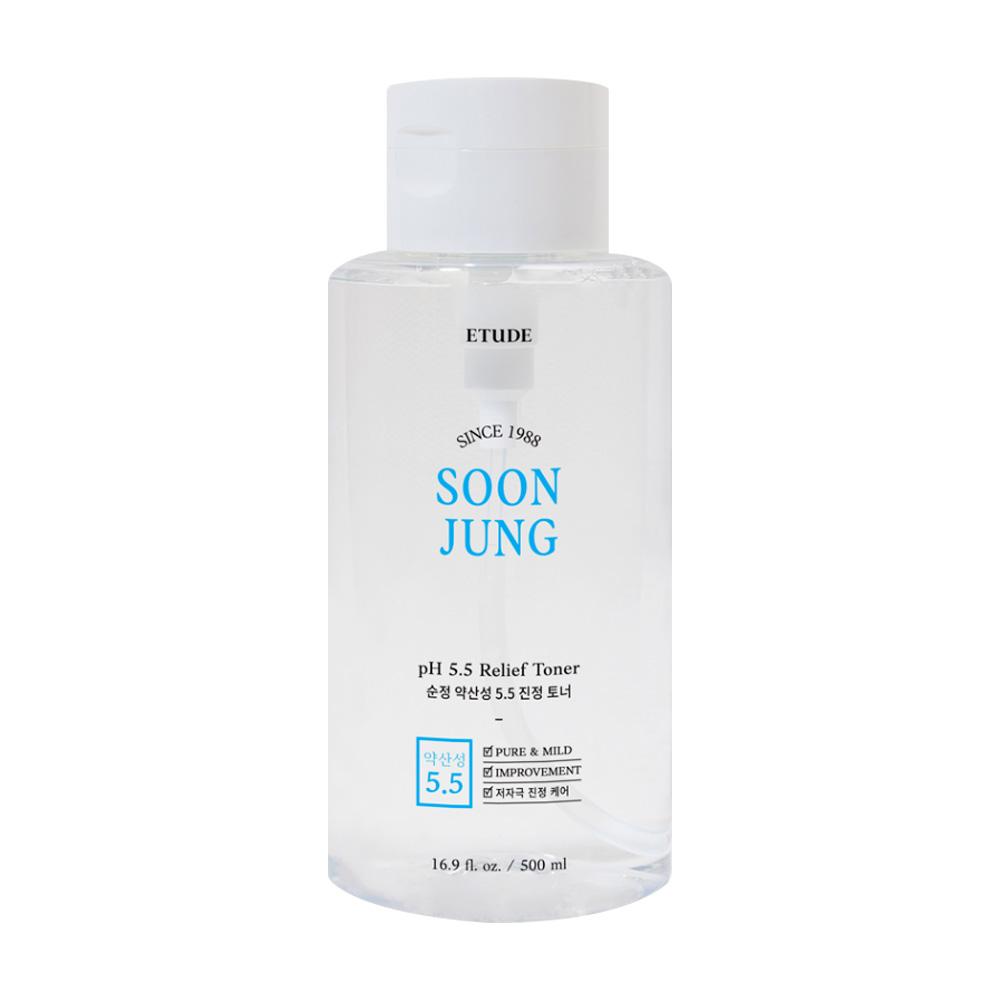 ETUDE Soonjung Weakly Acidic 5.5 Calming Toner 500ml, 1個
