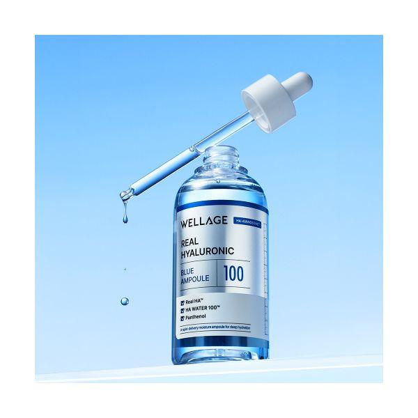 Wellage Real Hyaluronic Blue Ampoule 100ml, 1個